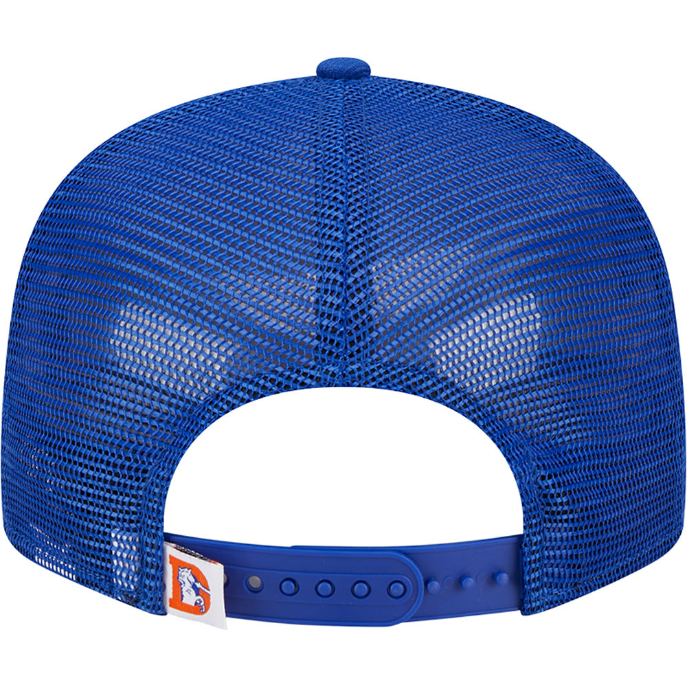 NFL Denver Broncos New Era 9FIFTY Snapback Trucker Hat - Blue