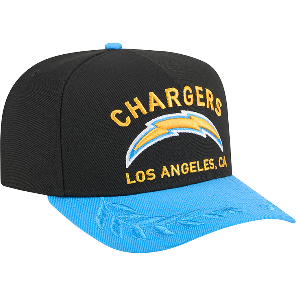 NFL Los Angeles Chargers New Era 2025 Draft 9FIFTY A-Frame Hat - Black