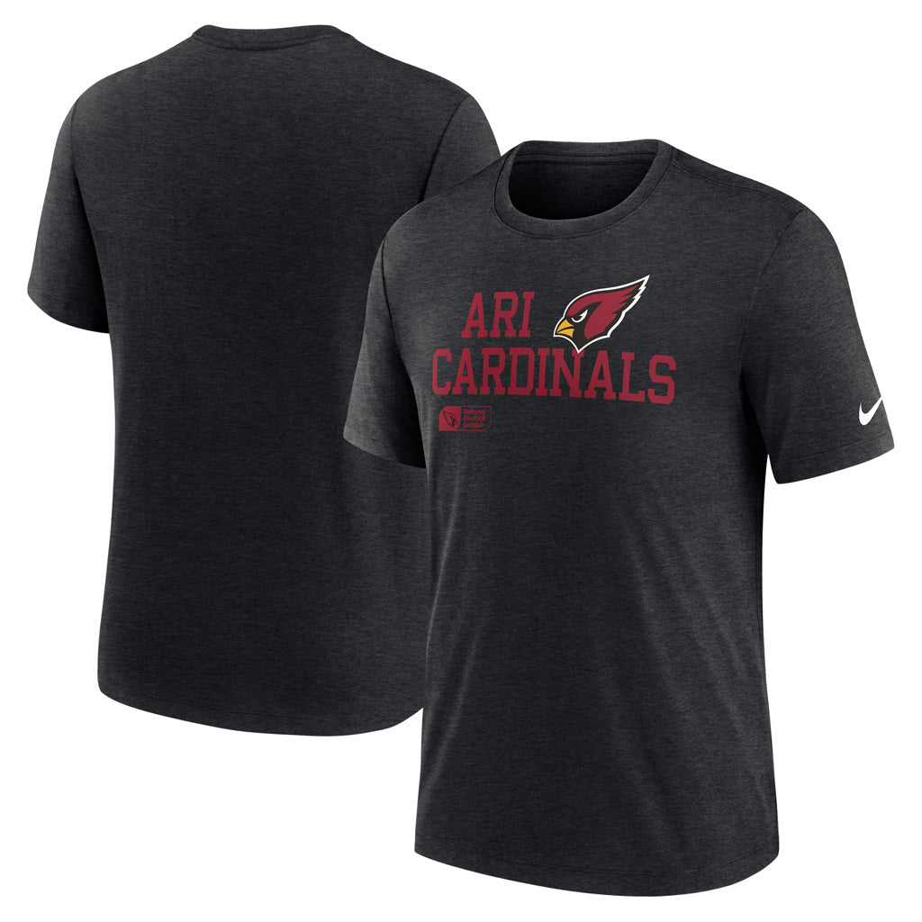 NFL Arizona Cardinals Nike Lock Up Tri-Blend T-Shirt - Black