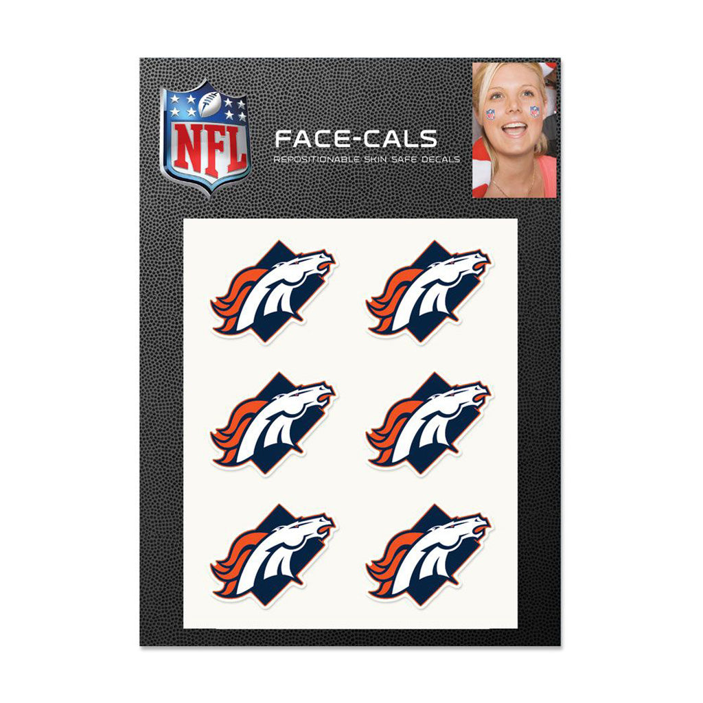 NFL Denver Broncos WinCraft 6-pack State Face-Cals - Navy