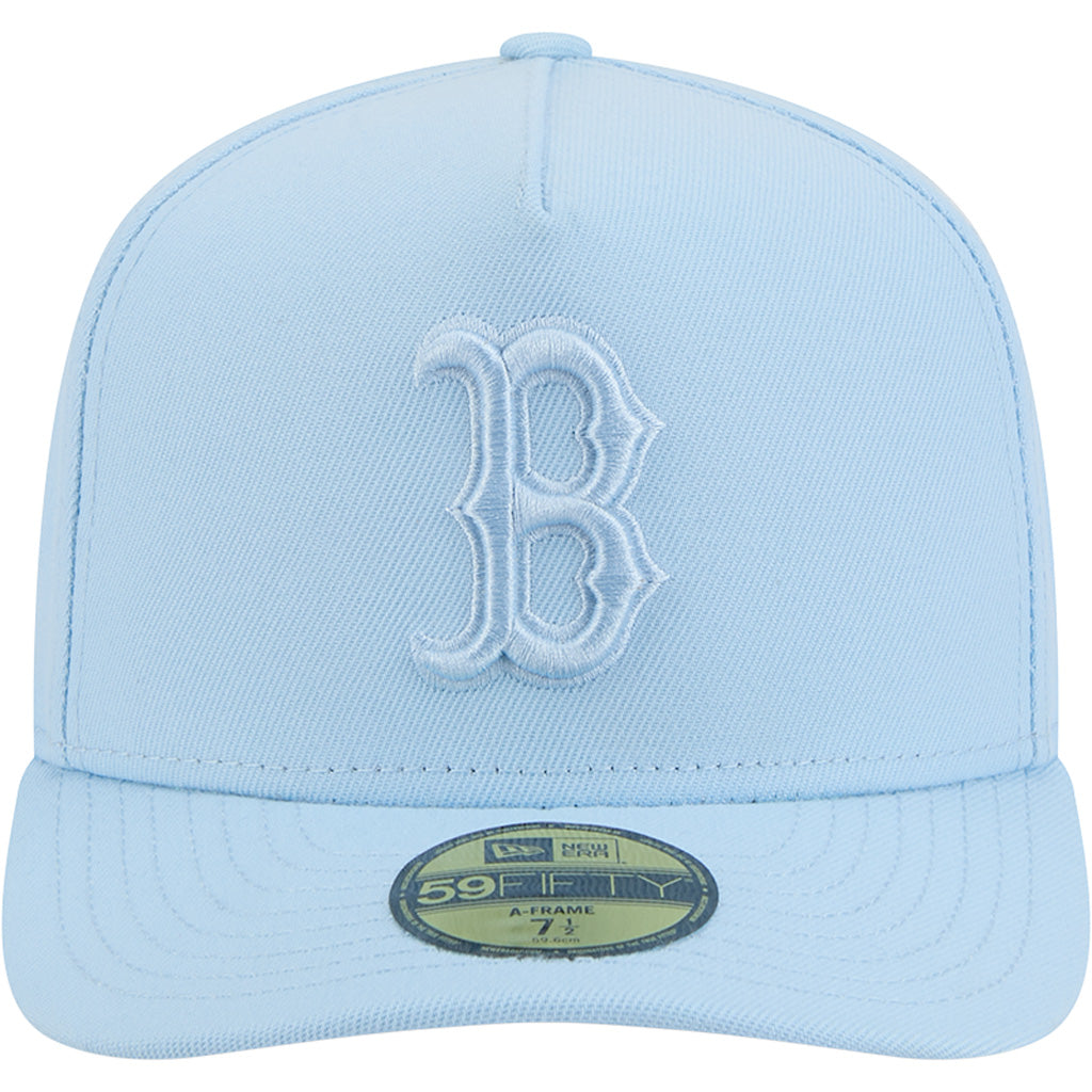 MLB Boston Red Sox New Era Tonal Blue 59FIFTY A-Frame Fitted Hat - Blue