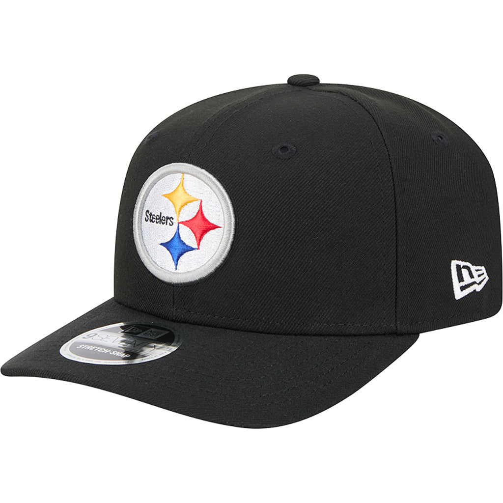 NFL Pittsburgh Steelers Primary Logo 9SEVENTY Stretch-Snapback Hat - Black