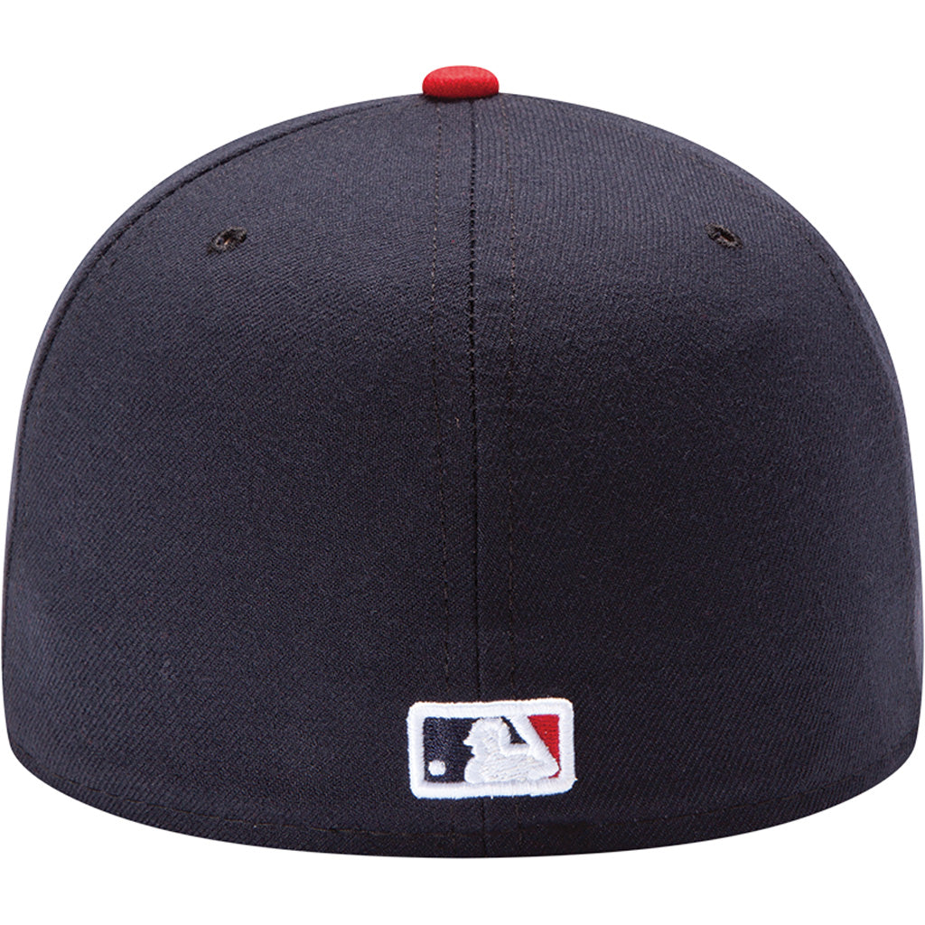 MLB Atlanta Braves Youth New Era Home Authentic Collection 59FIFTY Fitted Hat - Navy