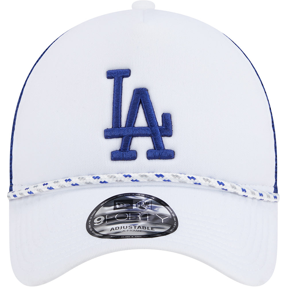 MLB Los Angeles Dodgers New Era Court Sport 9FORTY A-Frame Adjustable Hat