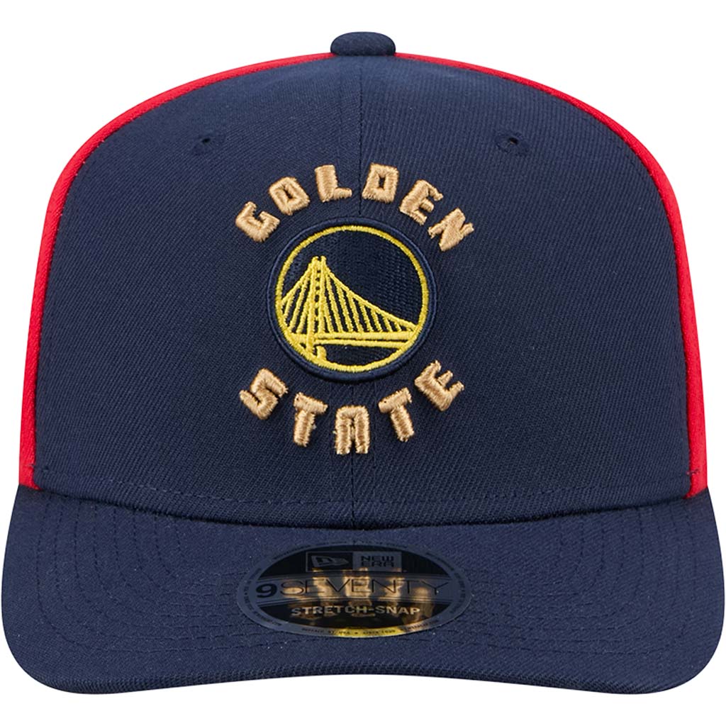 NBA Golden State Warriors New Era 2024/25 City Edition 9SEVENTY Stretch Snapback Hat - Blue