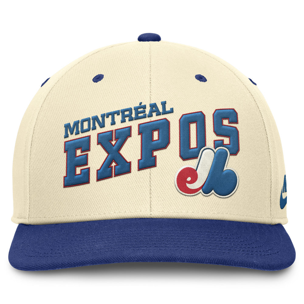 MLB Montreal Expos Nike Cooperstown Wave Snapback