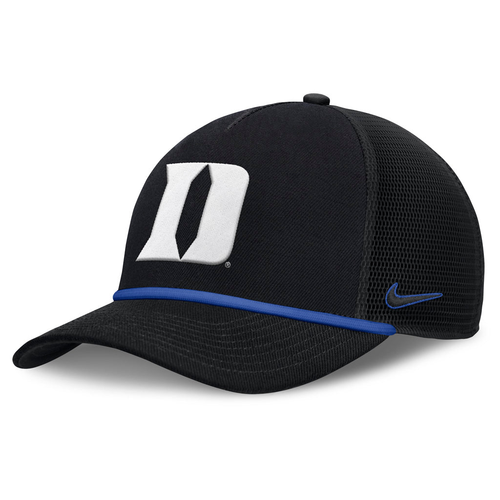NCAA Duke Blue Devils Nike Primary Logo Snapback Trucker Hat - Black