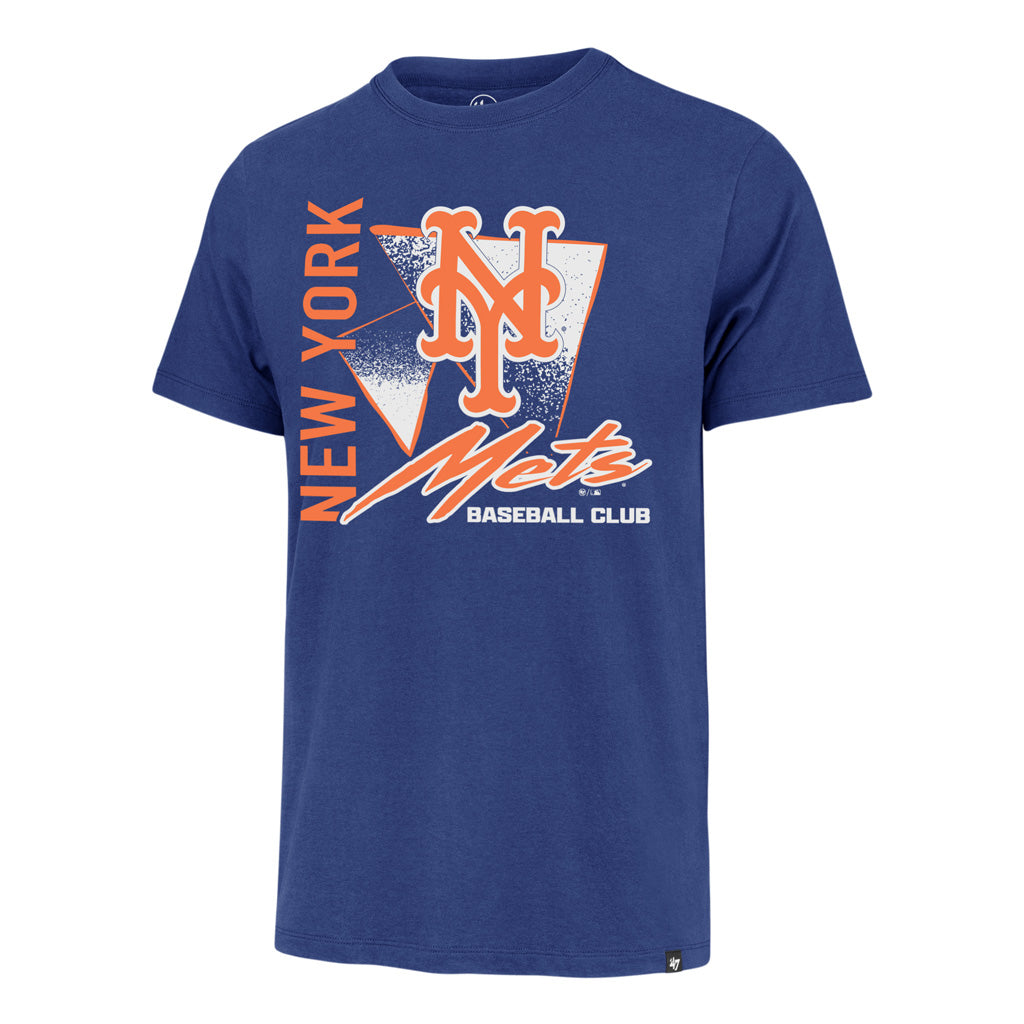 MLB New York Mets '47 Side Arm Franklin T-Shirt - Blue