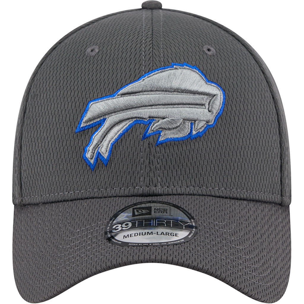 NFL Buffalo Bills New Era Tonal Graphite 39THIRTY Flex Fit Hat - Graphite