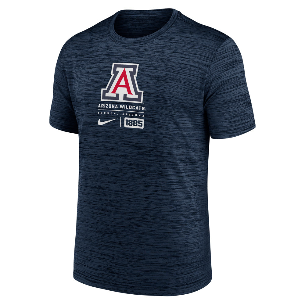 NCAA Arizona Wildcats Nike Velocity Center Block T-Shirt - Navy