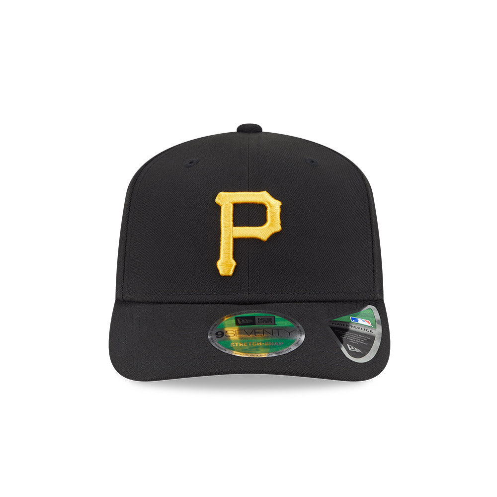 MLB Pittsburgh Pirates New Era Player Replica 9SEVENTY Stretch-Snapback Hat - Black