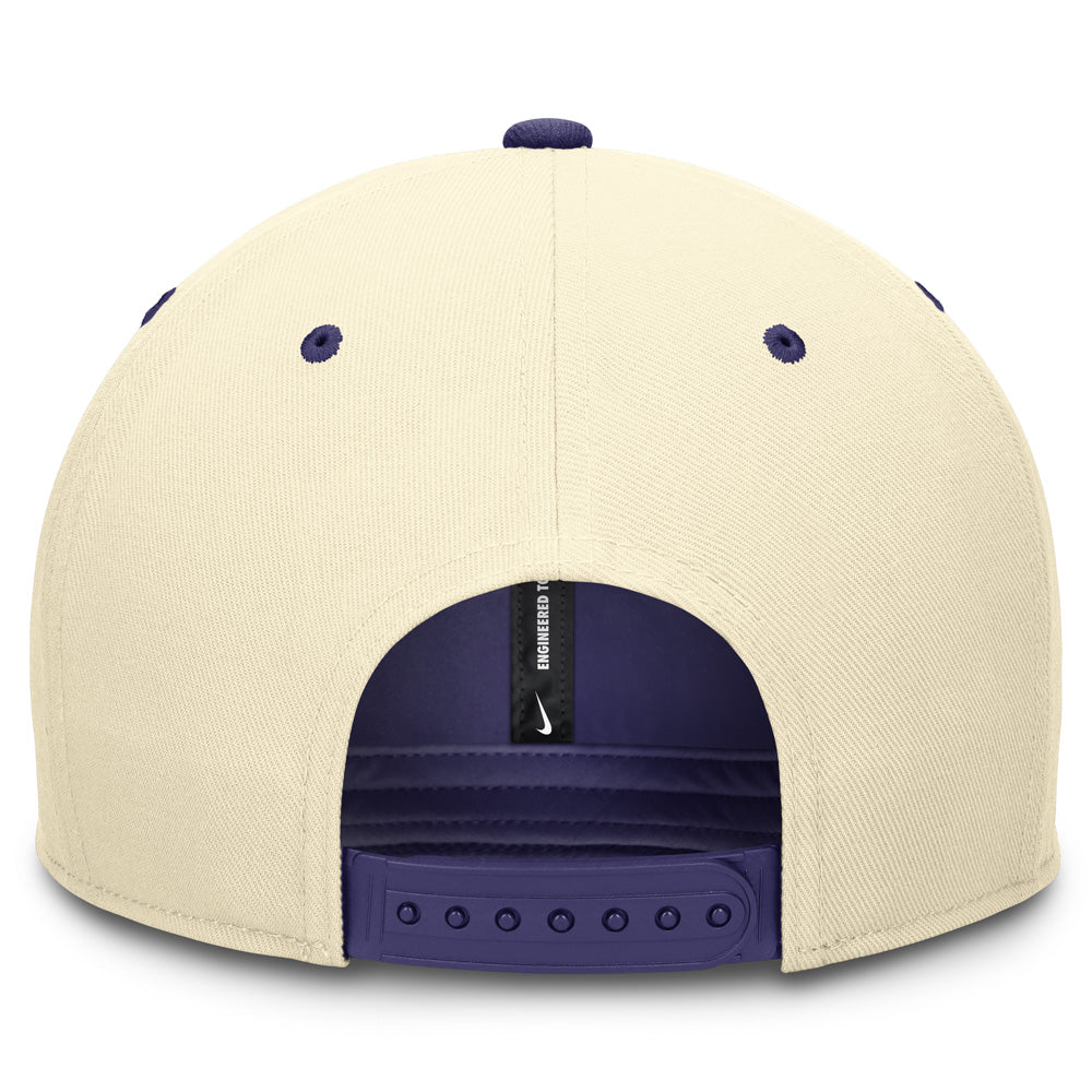 MLB Tampa Bay Rays Nike Cooperstown Wave Snapback Hat - Cream