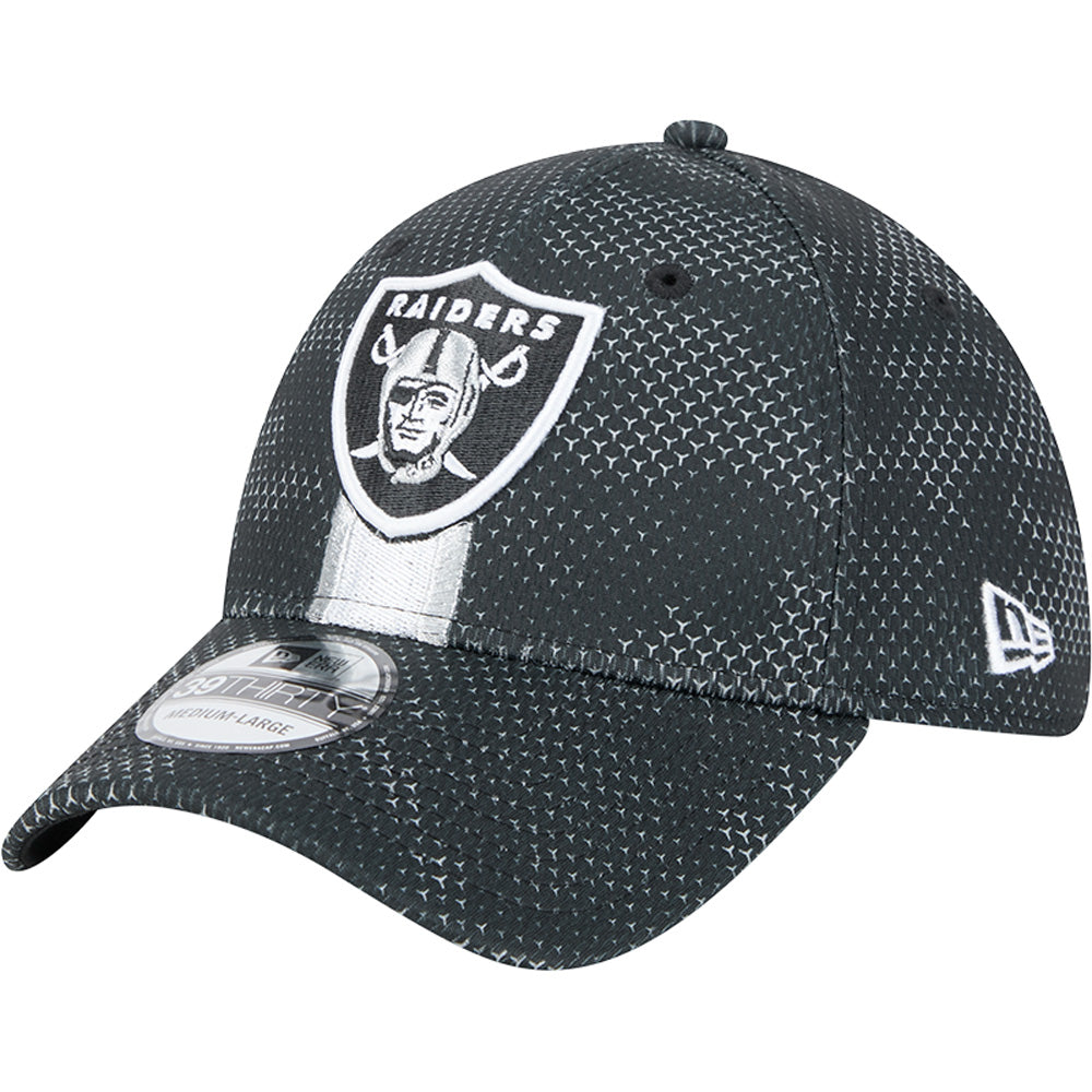 NFL Las Vegas Raiders New Era 2024/25 Sideline 39THIRTY Flex Fit Hat - Black