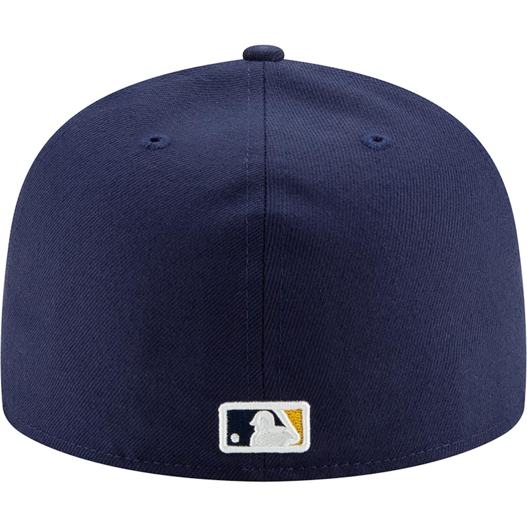 MLB Milwaukee Brewers New Era Authentic Collection Home On-Field 59FIFTY Fitted Hat - Navy