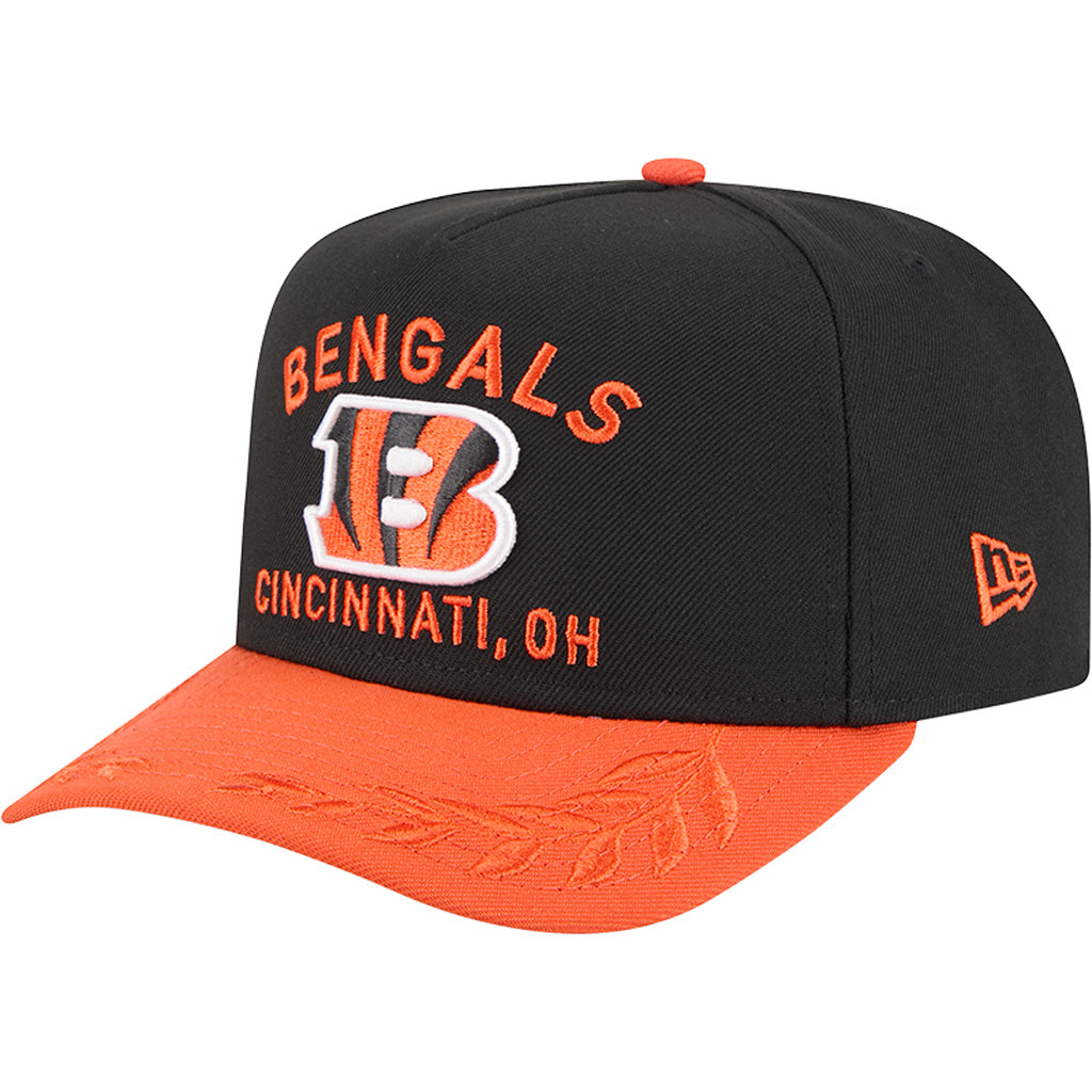 NFL Cincinnati Bengals New Era 2025 Draft 9FIFTY A-Frame Hat - Black