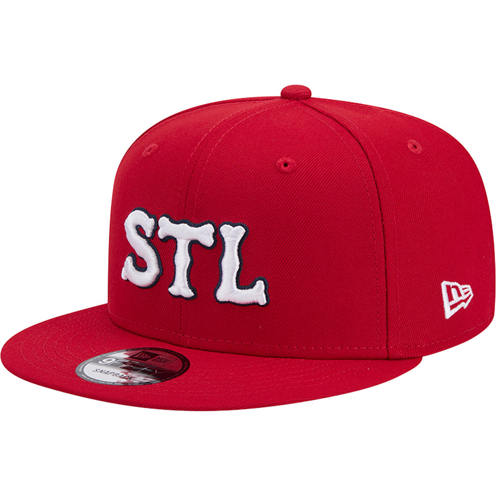 MLB St. Louis Cardinals New Era City Connect 9FIFTY Snapback Hat - Red