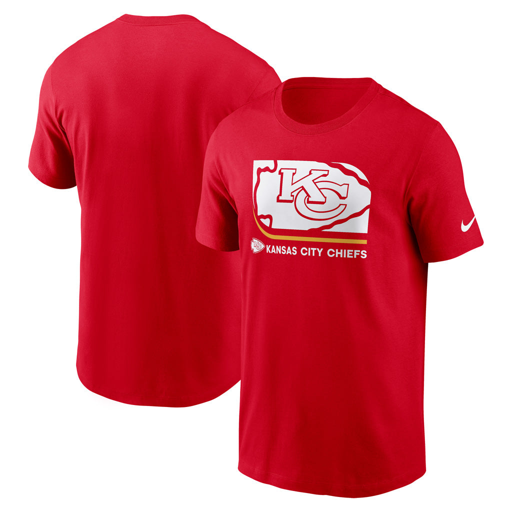 NFL Kansas City Chiefs Nike Lock Up Essential T-Shirt - Red