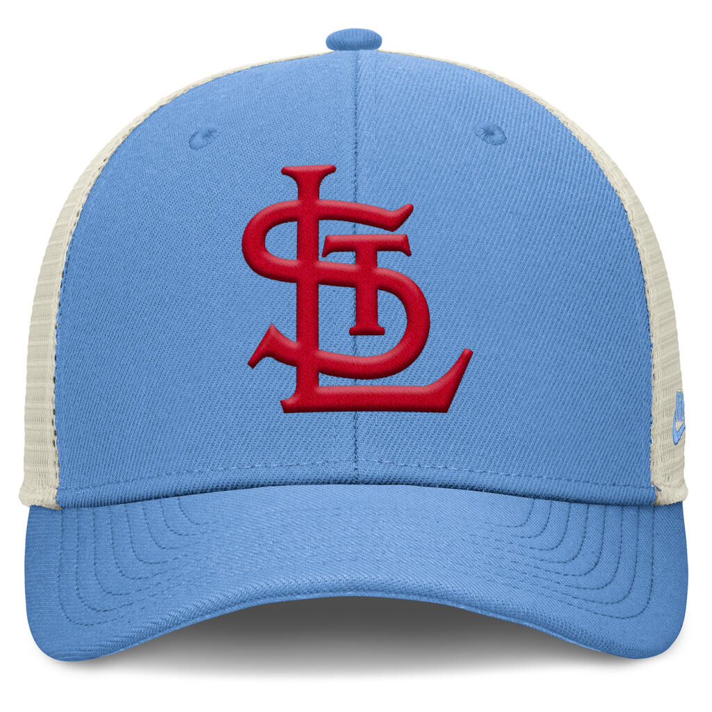 MLB St. Louis Cardinals Nike Cooperstown Trucker Snapback Hat - Blue