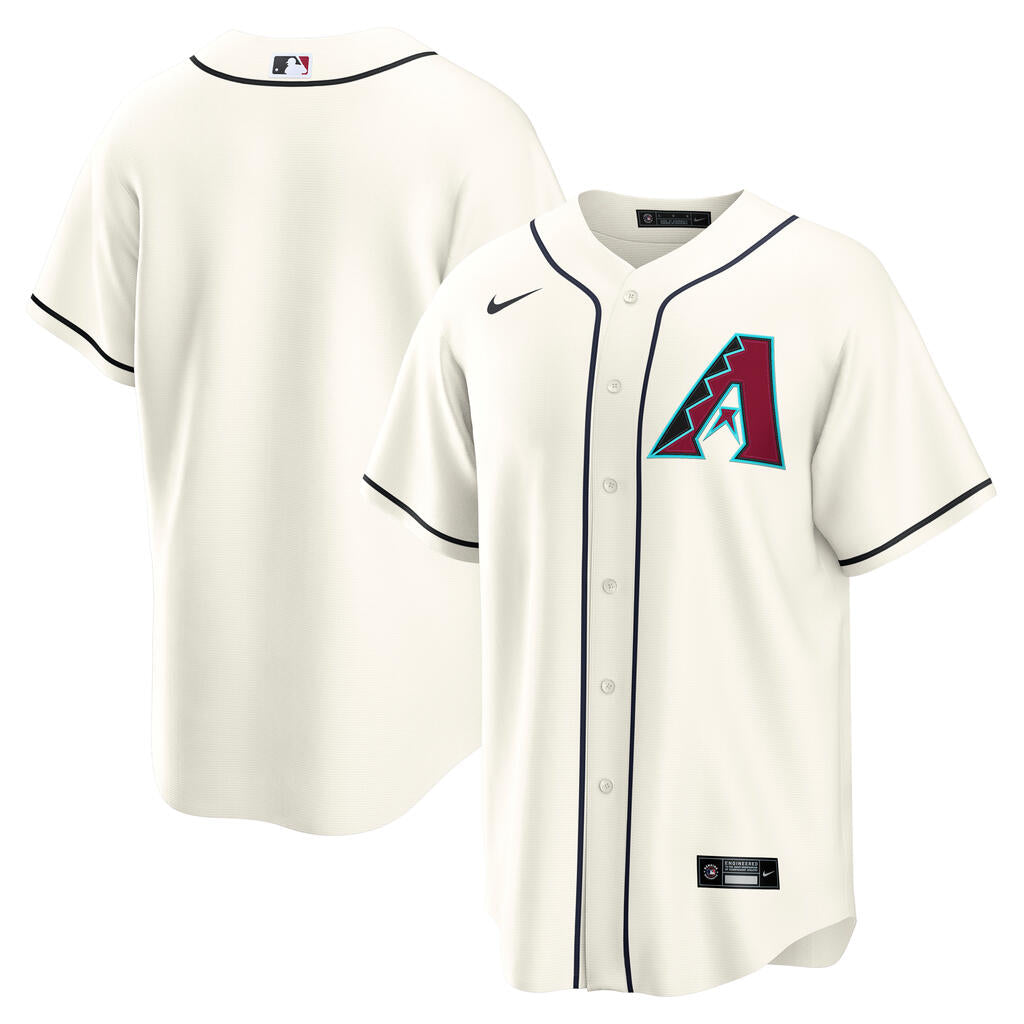 MLB Arizona Diamondbacks Nike Home Official Replica Jersey - Cream