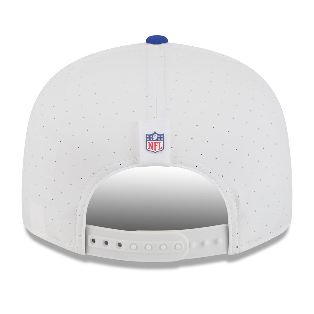 NFL New York Giants New Era 2025 Training 9FIFTY Split Panel Snapback Hat - White