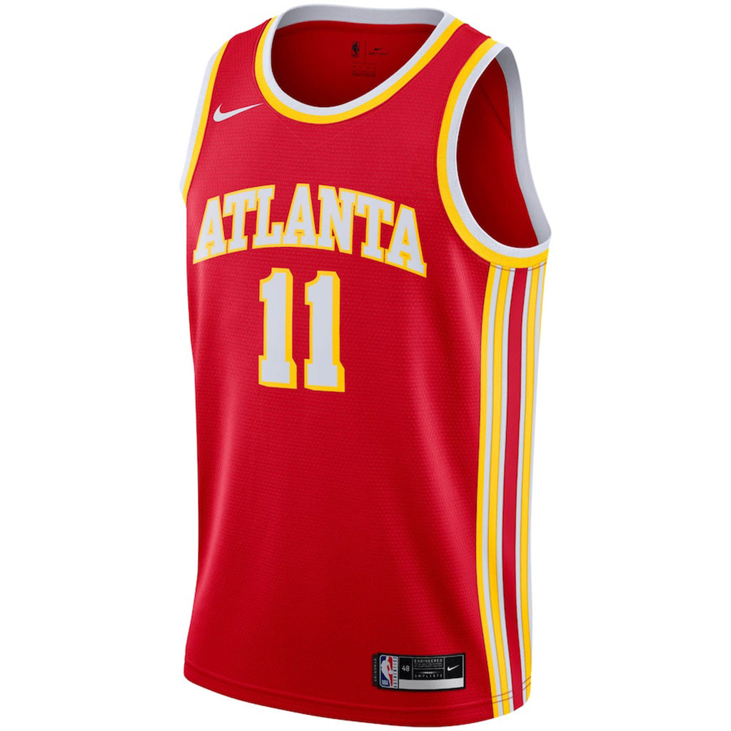 NBA Atlanta Hawks Trae Young Nike Icon Swingman Jersey - Red