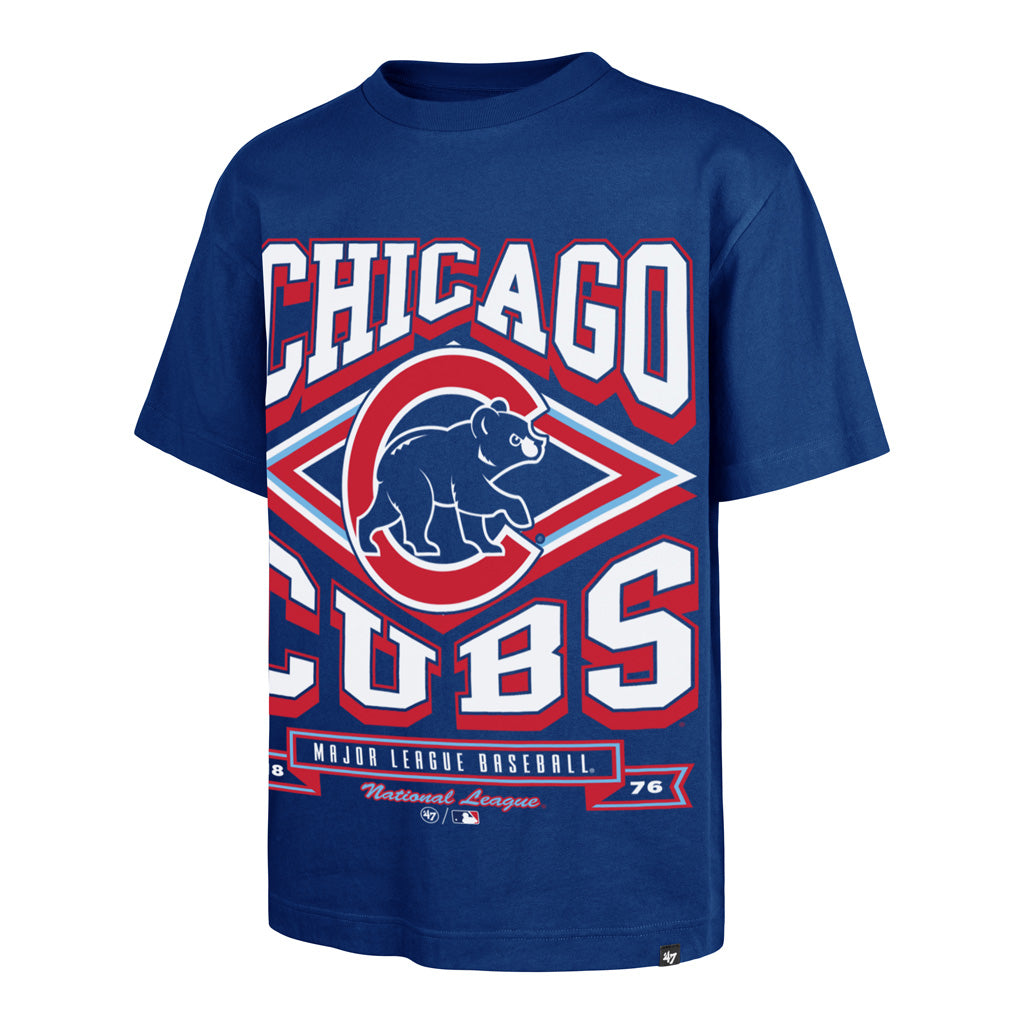 MLB Chicago Cubs '47 Heater Foundation T-Shirt - Blue
