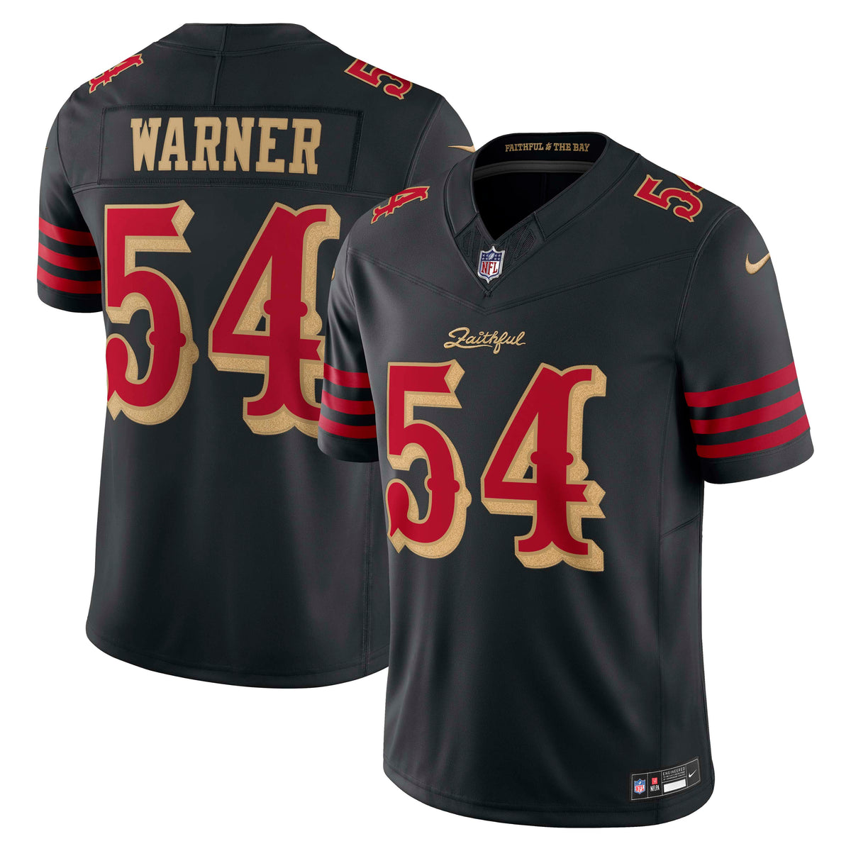 NFL San Francisco 49ers Fred Warner Nike 2025 Rivalry Limited Jersey- Black