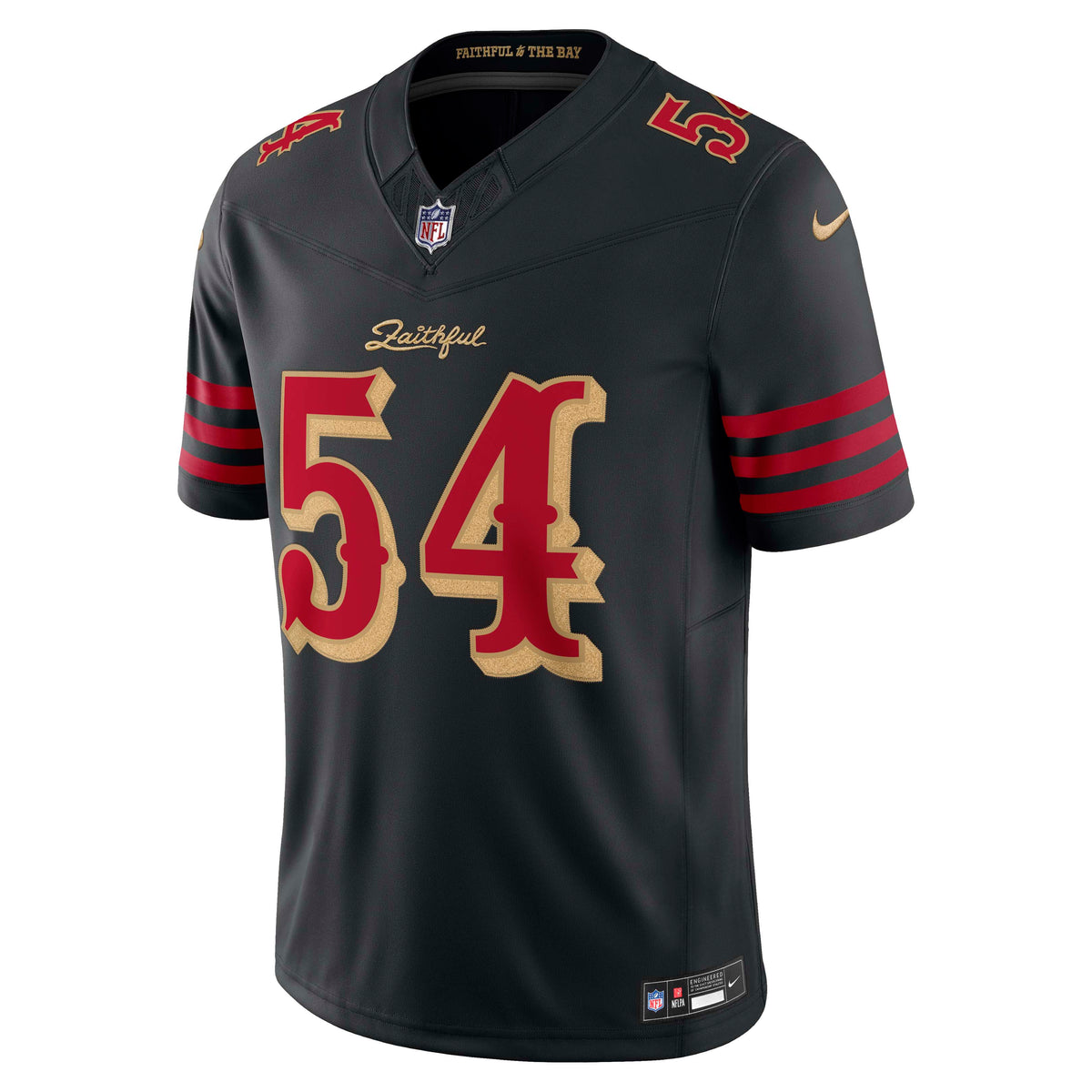 NFL San Francisco 49ers Fred Warner Nike 2025 Rivalry Limited Jersey- Black