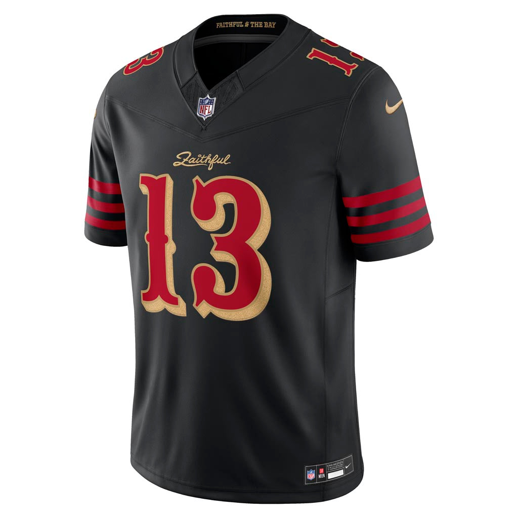 NFL San Francisco 49ers Brock Purdy Nike Rivalries Limited Jersey - Black