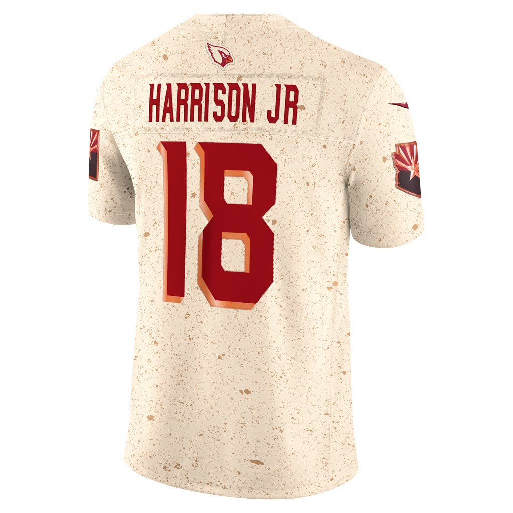 NFL Arizona Cardinals Marvin Harrison Jr. Nike Rivalries Vapor F.U.S.E. Limited Jersey - Tan