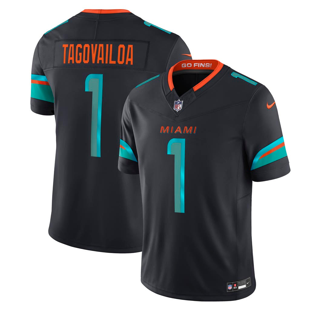NFL Miami Dolphins Tua Tagovailoa Nike Rivalries Limited Jersey - Navy