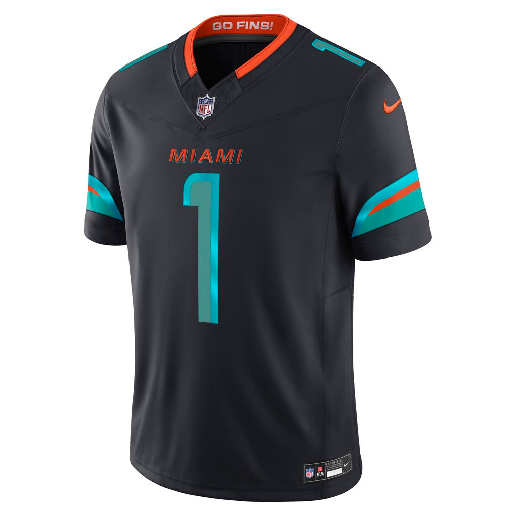 NFL Miami Dolphins Tua Tagovailoa Nike Rivalries Limited Jersey - Navy