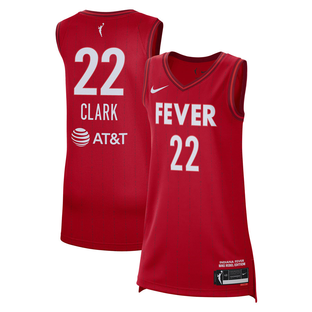 WNBA Indiana Fever Caitlin Clark Nike Rebel Victory Jersey - Red
