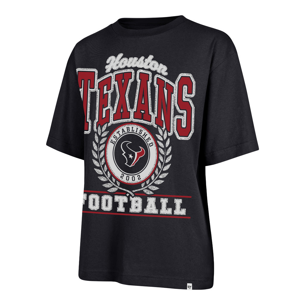 NFL Houston Texans Women's '47 Ring True Foundation T-Shirt - Navy