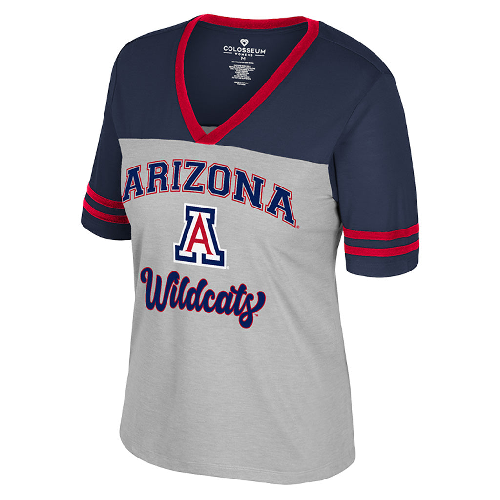 NCAA Arizona Wildcats Women's Colosseum Second Choice T-Shirt - Gray