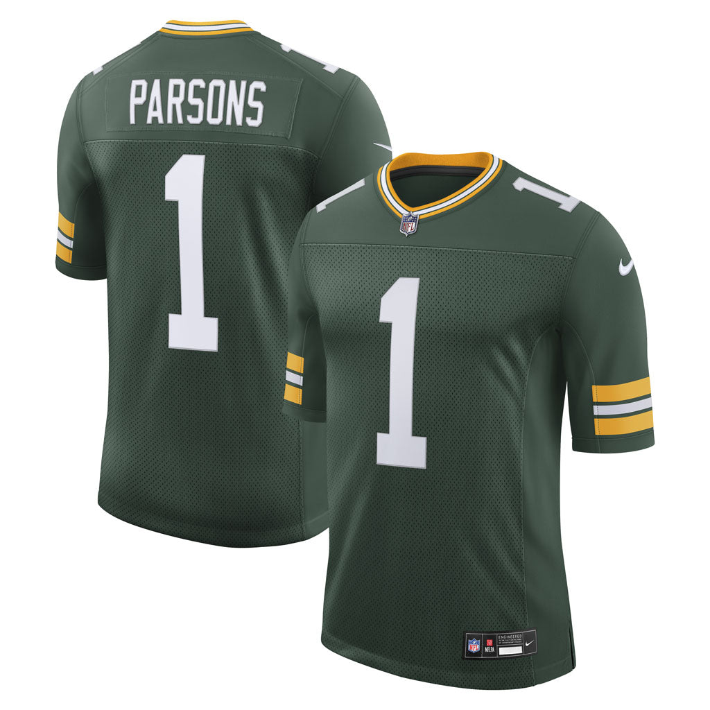 NFL Green Bay Packers Micah Parsons Nike Vapor F.U.S.E. Stitched Limited Jersey - Green