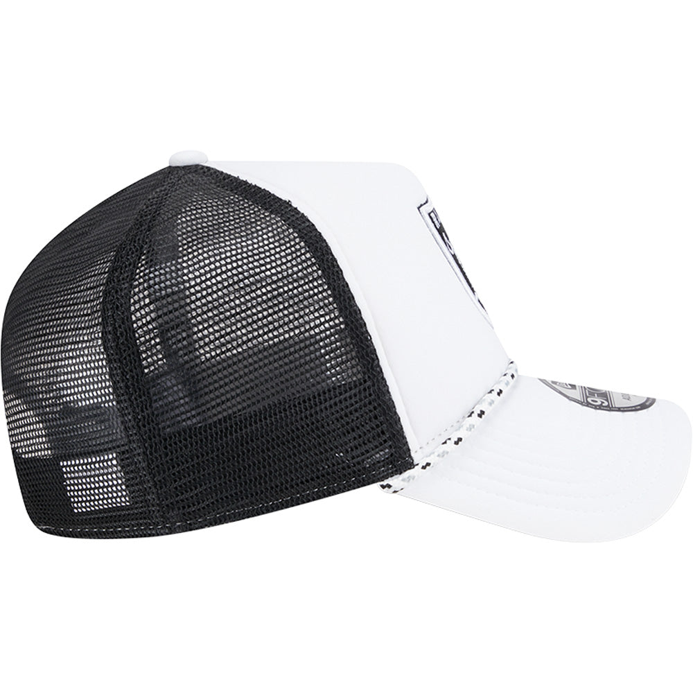 NFL Las Vegas Raiders New Era Court Sport 9FORTY A-Frame Adjustable Hat
