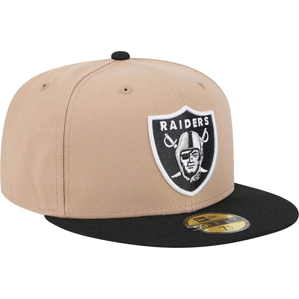 NFL Las Vegas Raiders New Era Camel 59FIFTY Fitted Hat