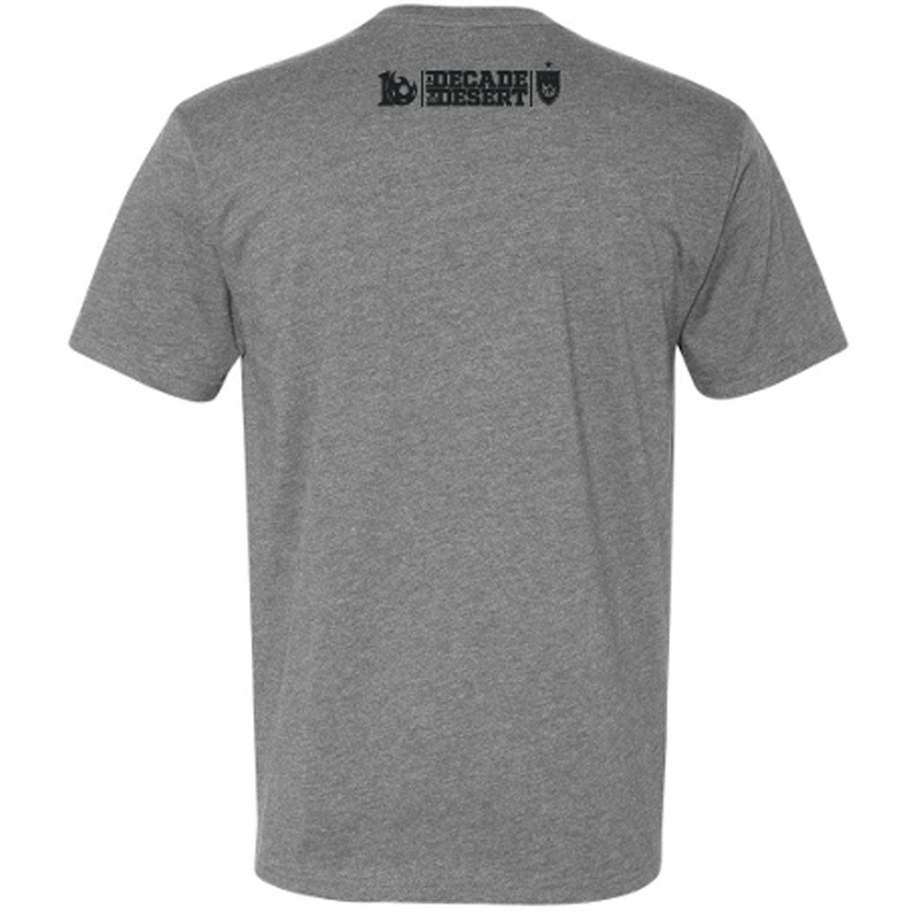 Phoenix Rising Youth Black Shield Black Star T-Shirt - Heather gray