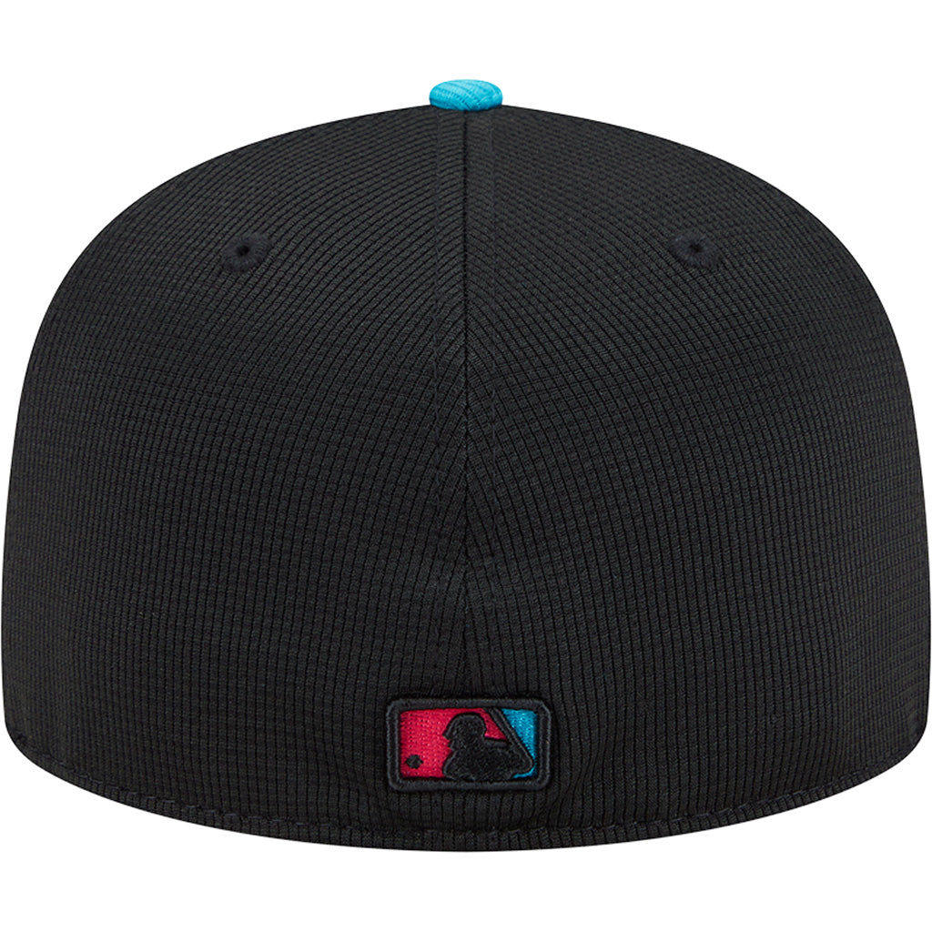 MLB Miami Marlins New Era 2025 City Connect Batting Practice 59FIFTY Fitted Hat - Black