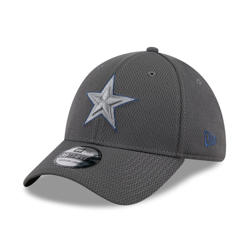 NFL Dallas Cowboys New Era Tonal Graphite 39THIRTY Flex Fit Hat - Graphite