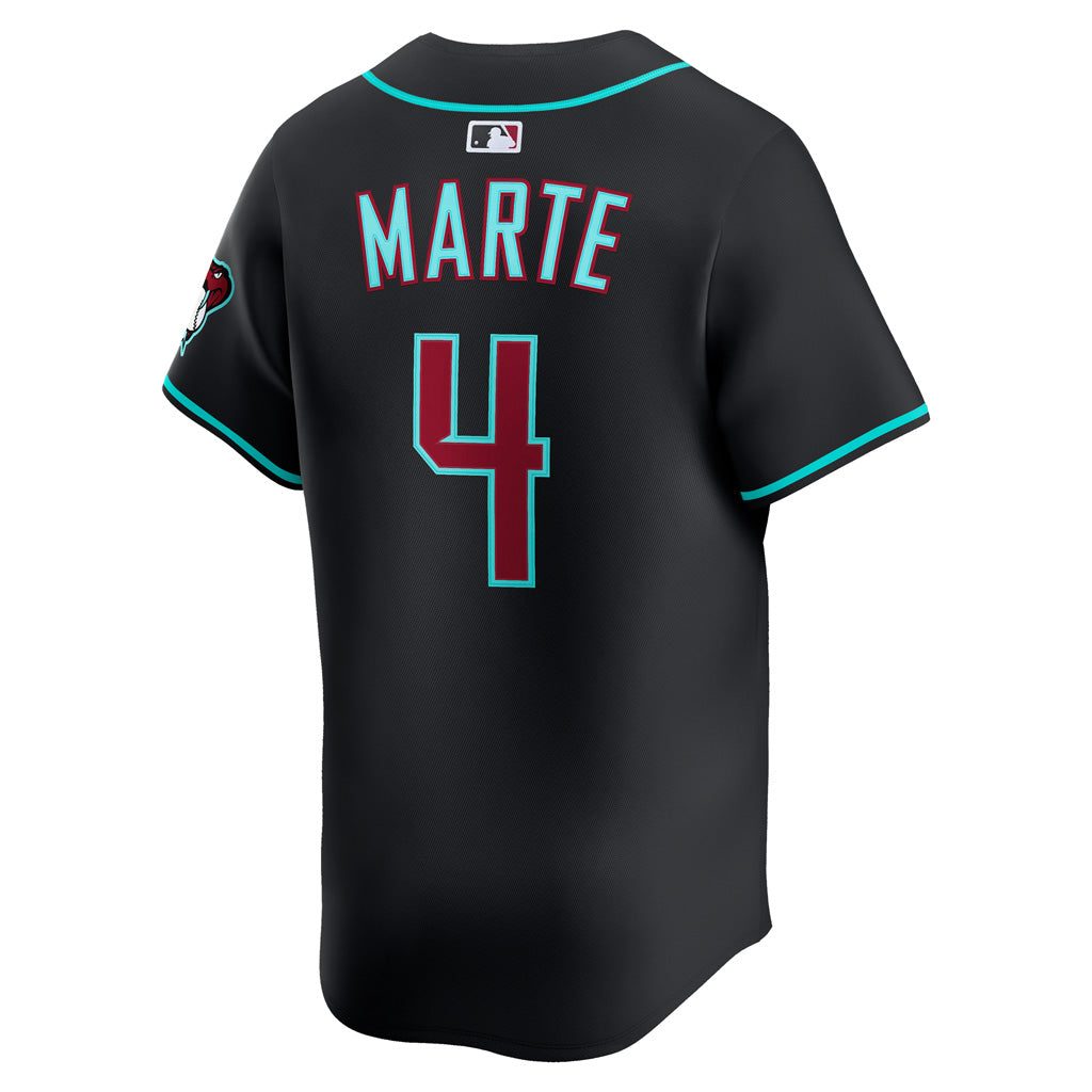 MLB Arizona Diamondbacks Ketel Marte Nike Alternate Limited Jersey - Black