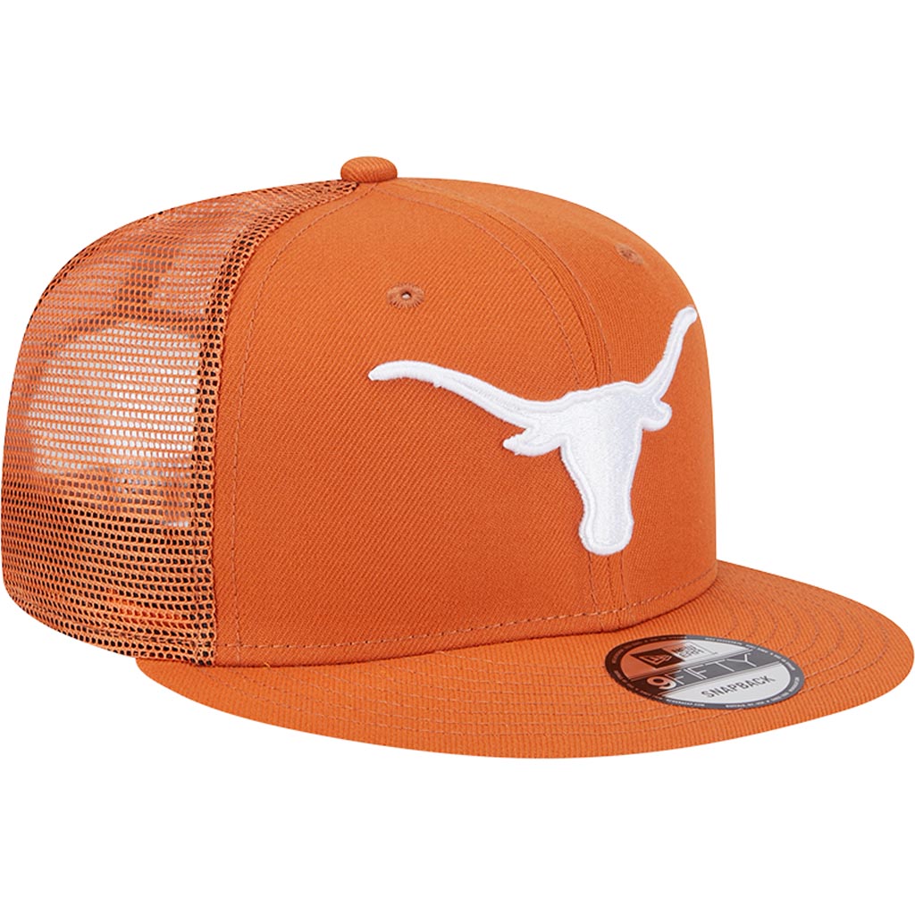 NCAA Texas Longhorns New Era 9FIFTY Snapback Trucker Hat - Orange