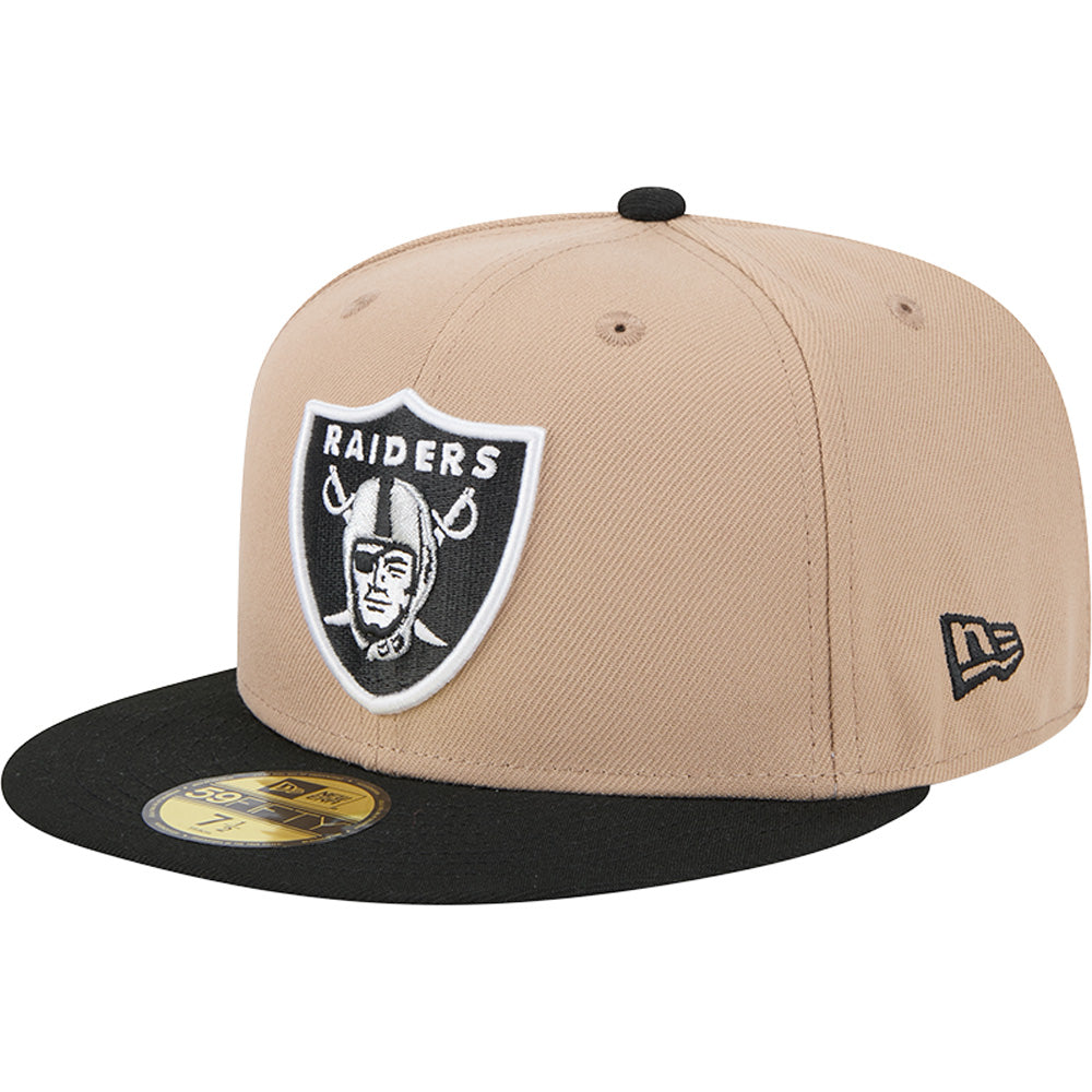 NFL Las Vegas Raiders New Era Camel 59FIFTY Fitted Hat