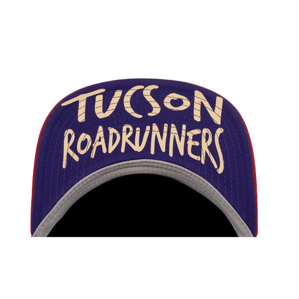 Tucson Roadrunners Kachina Skater X13 Snapback Trucker Hat - Cream