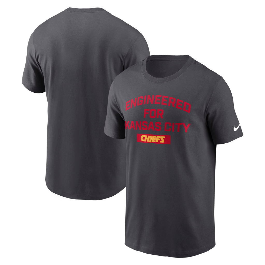 NFL Kansas City Chiefs Nike Team City Essential T-Shirt - Charcoal
