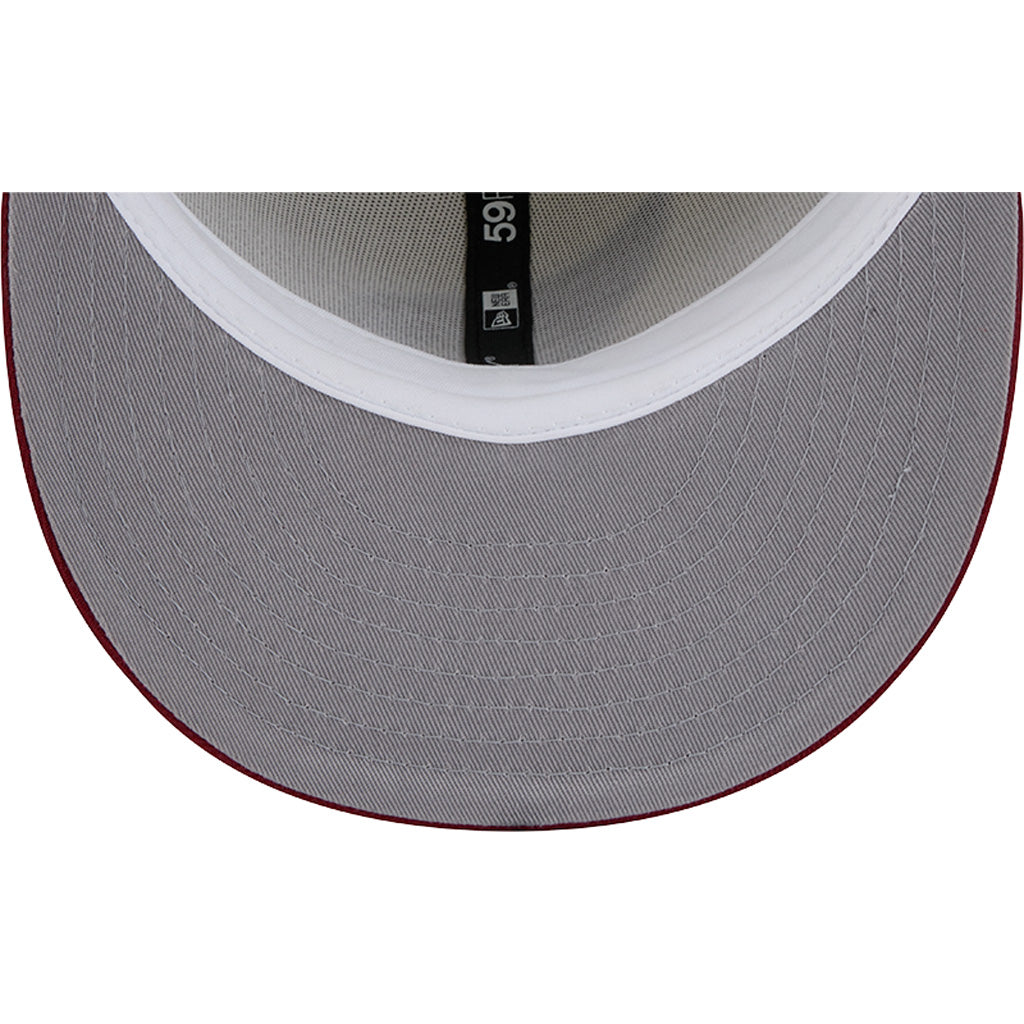 NFL Arizona Cardinals New Era Two-Tone Chrome OTC 59FIFTY Fitted Hat - Chrome