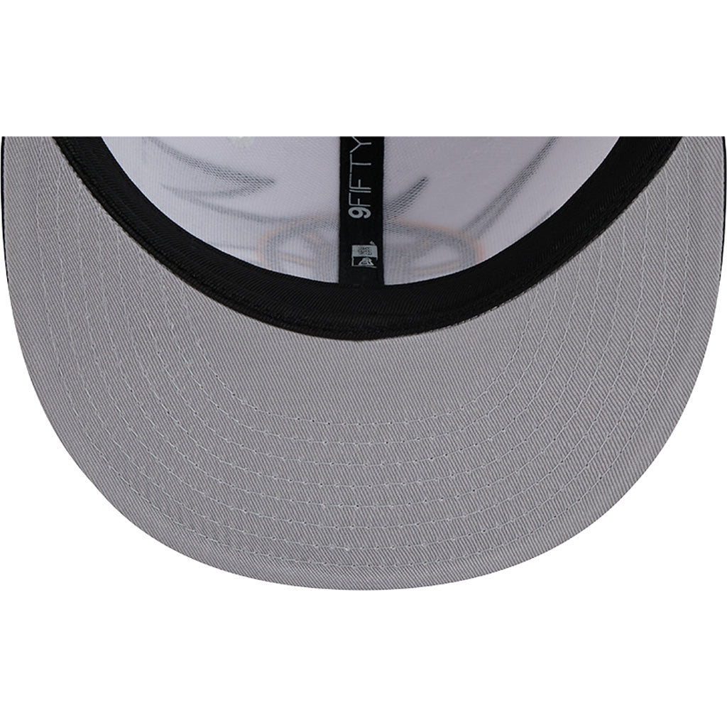 NHL Boston Bruins New Era Jagged 9FIFTY Snapback Hat - White