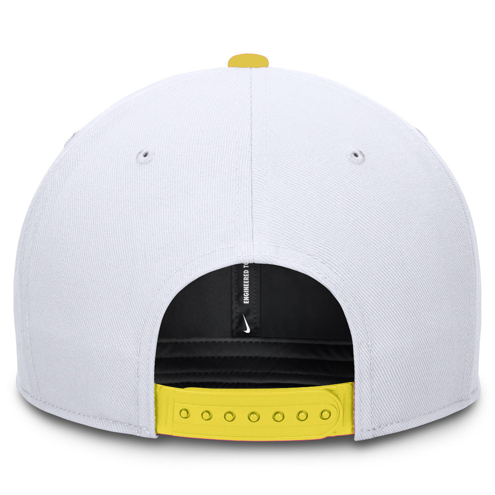 MLB San Diego Padres Nike City Connect Pro Structured Snapback Hat - White