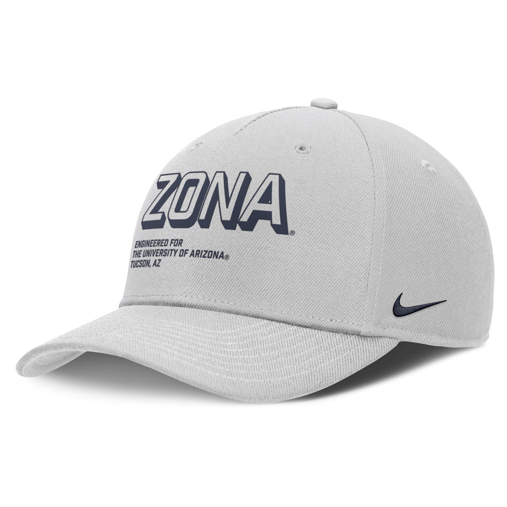 NCAA Arizona Wildcats Nike ZONA Script Structured Snapback - Gray